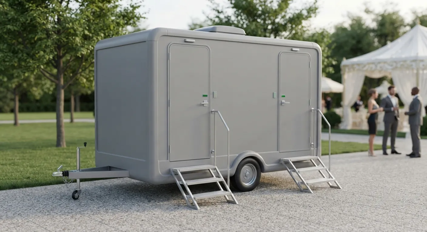 2 Stall Restroom Trailer in New Haven, CT