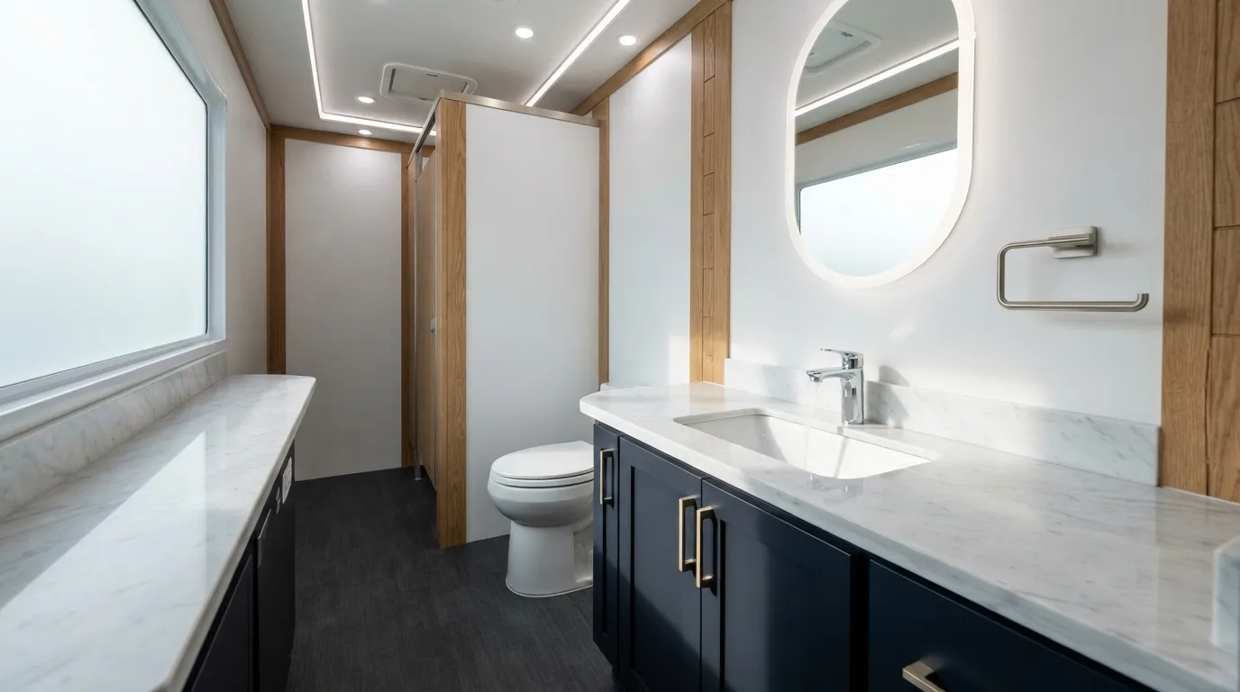 Luxury Restroom Trailer in New Haven, CT